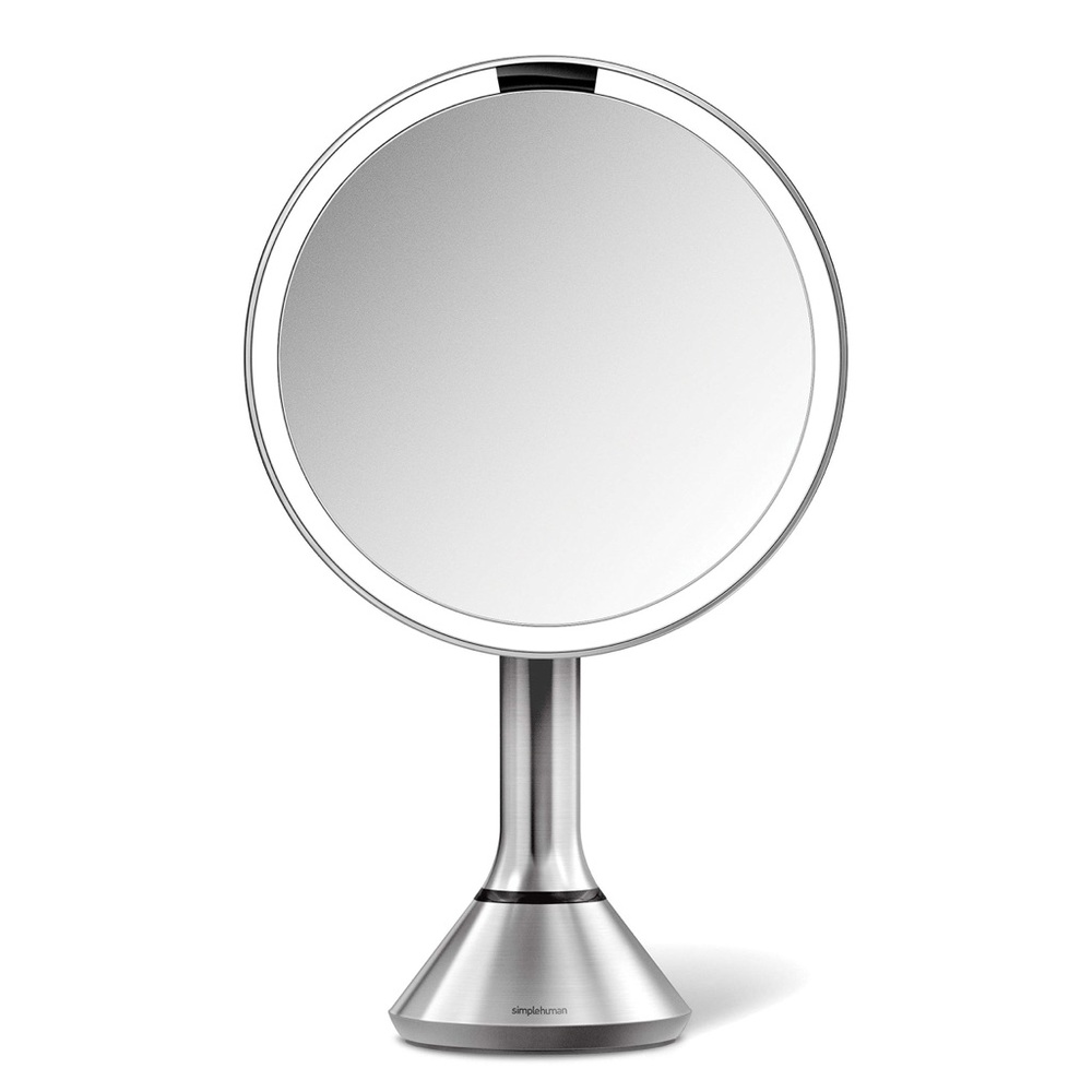 Simplehuman Round Sensor Mirror in Silver